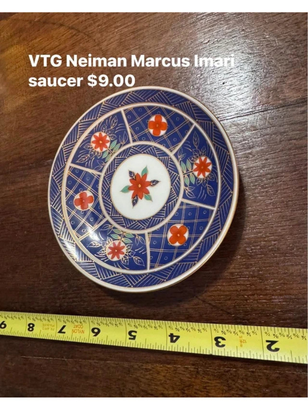 Vintage Neiman Marcus Imari saucer